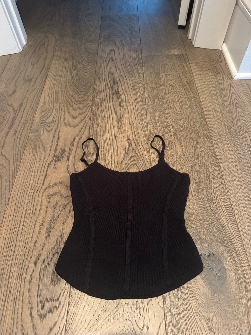 Aritzia Black Slim Spaghetti Strap Camisole